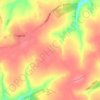 Топографическая карта Долгое, высота, рельеф