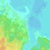 Топографическая карта Кривск, высота, рельеф