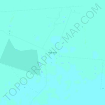Топографическая карта Taco Pozo, высота, рельеф