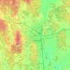 Топографическая карта Сала, высота, рельеф