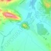 Топографическая карта Монастырская, высота, рельеф