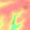 Топографическая карта Ново-Яковлевка, высота, рельеф