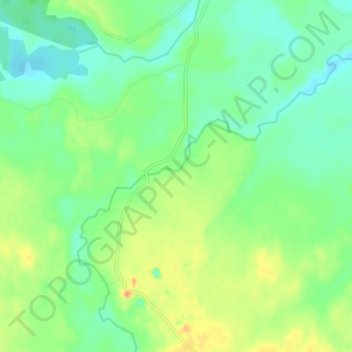 Топографическая карта Шемякино, высота, рельеф