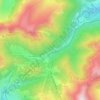 Топографическая карта Le Lioran, высота, рельеф