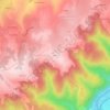 Топографическая карта Mons, высота, рельеф