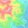Топографическая карта Petralia, высота, рельеф
