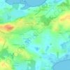 Топографическая карта Calzac-Bas, высота, рельеф