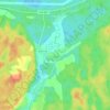 Топографическая карта Урмизно, высота, рельеф