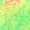 Топографическая карта Curitiba, высота, рельеф
