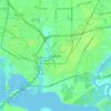 Топографическая карта Baytown, высота, рельеф