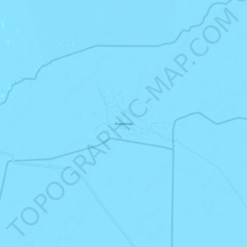Топографическая карта Алеротар, высота, рельеф