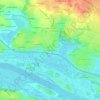 Топографическая карта Le Clos Veillard, высота, рельеф