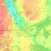 Топографическая карта Нижний Крупск, высота, рельеф