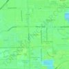 Топографическая карта Miami Gardens, высота, рельеф
