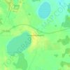 Топографическая карта Песчано-Коледино, высота, рельеф