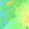 Топографическая карта Исторический исток реки Неман, высота, рельеф