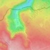 Топографическая карта Čert, высота, рельеф