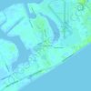 Топографическая карта Campeche Cove, высота, рельеф