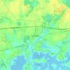Топографическая карта North Harwich, высота, рельеф