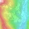 Топографическая карта Viceno, высота, рельеф