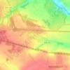 Топографическая карта Ледно, высота, рельеф