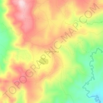 Топографическая карта Farihimena, высота, рельеф