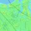 Топографическая карта Bridgewater, высота, рельеф
