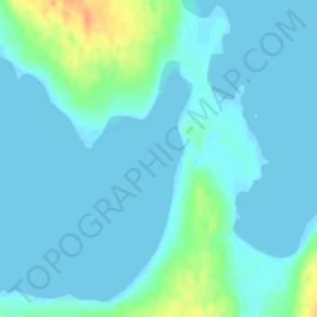 Топографическая карта Гидрологическая, высота, рельеф