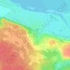 Топографическая карта Ивойловская, высота, рельеф