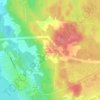 Топографическая карта Лысая гора. Обзорная площадка., высота, рельеф