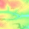 Топографическая карта Никитское, высота, рельеф