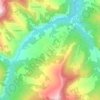 Топографическая карта Эникали, высота, рельеф