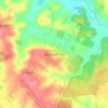 Топографическая карта Зелёный Гай, высота, рельеф