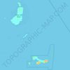 Топографическая карта Kepulauan Natuna Selatan, высота, рельеф