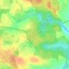 Топографическая карта Хомищево, высота, рельеф