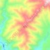 Топографическая карта 太行山, высота, рельеф