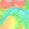 Топографическая карта Бродок, высота, рельеф