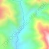 Топографическая карта Tembagapura, высота, рельеф