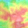 Топографическая карта Городец, высота, рельеф