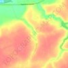 Топографическая карта Зиново, высота, рельеф