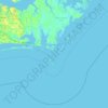 Топографическая карта Morgan Island, высота, рельеф