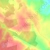 Топографическая карта Барское Поле, высота, рельеф