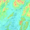 Топографическая карта 灵川县, высота, рельеф