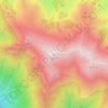 Топографическая карта Тепебаше, высота, рельеф