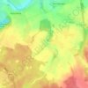 Топографическая карта Красино, высота, рельеф