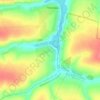 Топографическая карта Охочевка, высота, рельеф