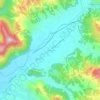 Топографическая карта Калины, высота, рельеф