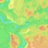 Топографическая карта Пинега, высота, рельеф