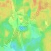 Топографическая карта Огниково, высота, рельеф