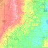 Топографическая карта Waushara County, высота, рельеф